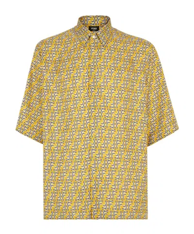 FENDI FENDI FF PRINTED SHORT-SLEEVE SHIRT