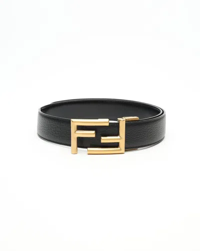 Fendi Ff Leather Belt