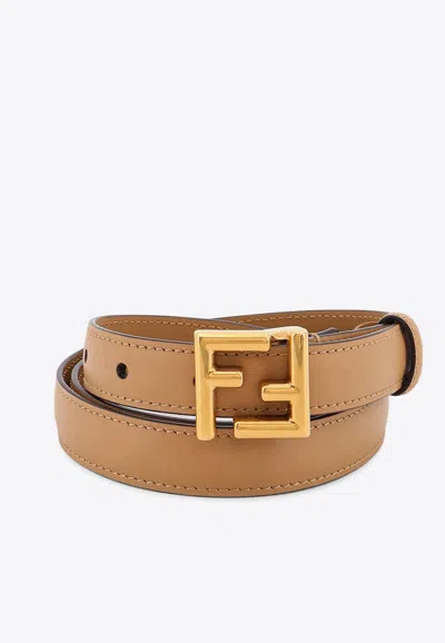 Fendi Ff Leather Belt