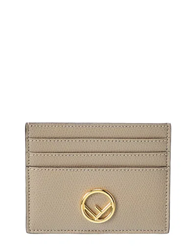 Fendi Ff Leather Card Holder