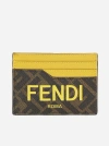 FENDI FF LEATHER CARD HOLDER