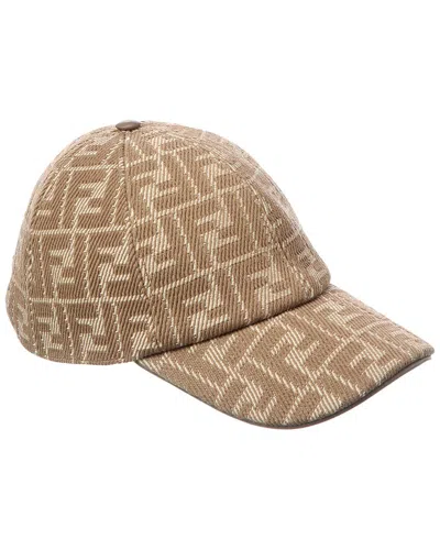 Fendi Ff Logo Baseball Cap