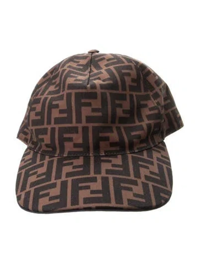 Pre-owned Fendi Ff Logo Baseball Cap In Multi