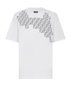 Fendi Ff Logo Crew-neck T-shirt In White