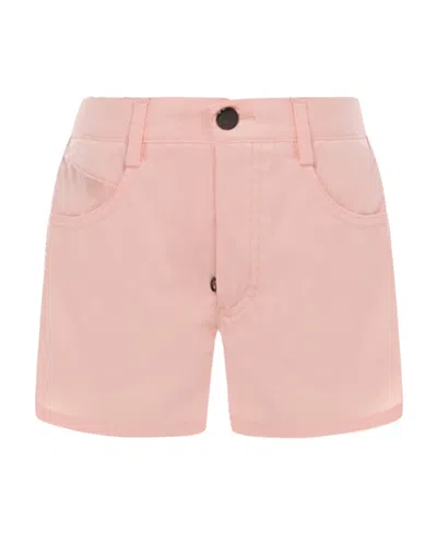 Fendi Ff Logo-detail Shorts In Pink