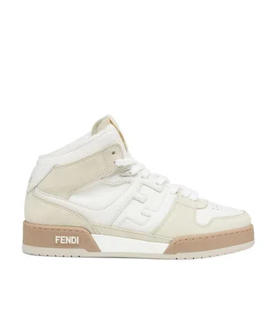 FENDI FENDI MATCH HIGH-TOP SNEAKERS