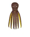 Fendi Ff Logo Octopus In Brown