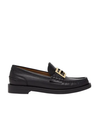 FENDI FENDI BAGUETTE SLIP-ON LOAFERS