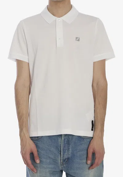 FENDI FF LOGO POLO T-SHIRT