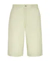 Fendi Ff-logo Print Bermuda Shorts In Green