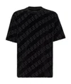Fendi Ff Logo-print T-shirt In Black