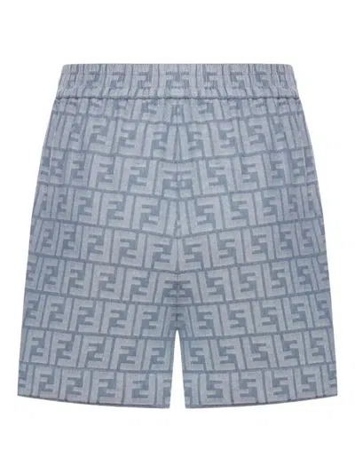 Fendi Ff Logo Shorts