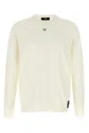 Fendi White Virgin Wool Sweater In White
