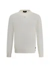 Fendi White Virgin Wool Sweater In White