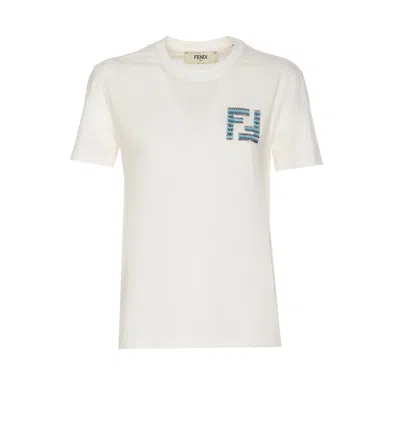 FENDI FF LOGO T-SHIRT