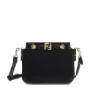 Fendi Ff Logo Touch Bag In Black