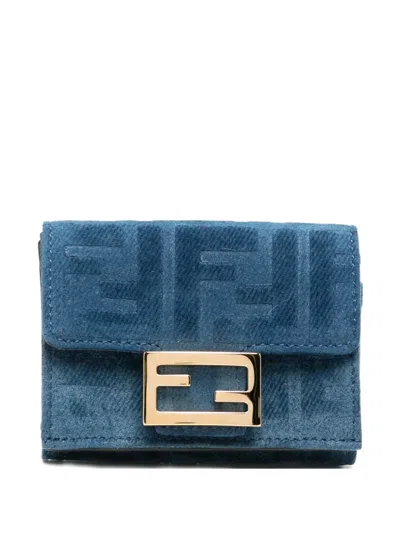 FENDI FF LOGO-PLAQUE WALLET