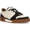 Fendi Men Low Top Sneaker In Calfskin With Logo In Multi