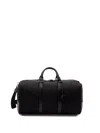 Fendi `ff` Medium Boston Bag In Black