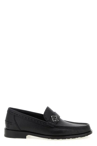 FENDI 'FF METAL' LOAFERS