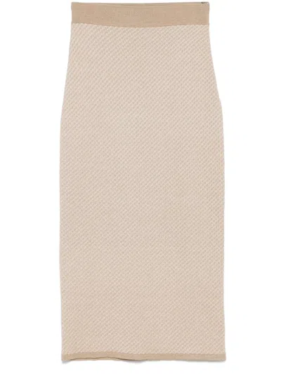 FENDI FF MIDI SKIRT