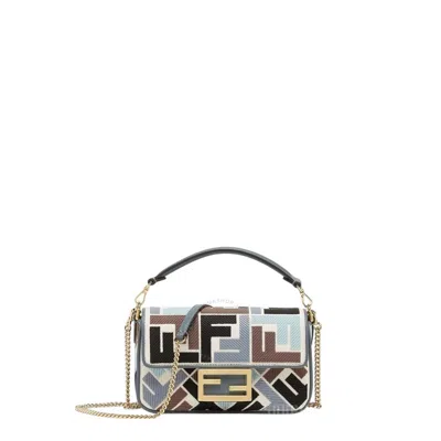 Fendi Ff Mini Baguette Bag