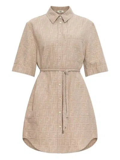 Fendi Ff-monogram Mini Dress