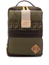 Fendi Ff-motif Backpack In Green