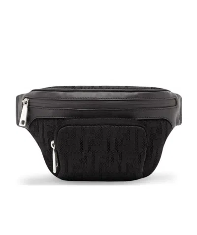 Fendi Ff Motif Belt Bag In Black