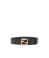 Fendi Ff-motif Belt In Black