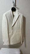 Fendi Ff-motif Blazer In Gray