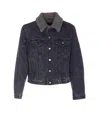 Fendi Point-collar Buttoned Jacket In Black