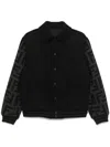 Fendi Wool Jacket In Black