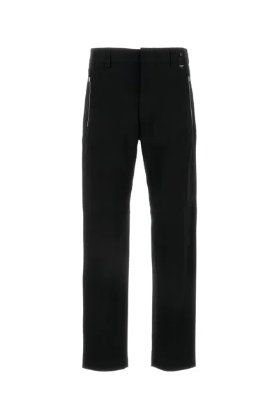 Fendi Ff Motif Cigarette Trousers In Nero