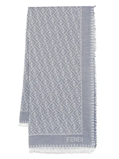 Fendi Ff-motif Cotton Scarf