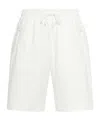 Fendi Ff-motif Deck Shorts In White