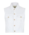 FENDI WHITE DENIM GILET