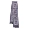 Fendi Ff Motif Fringed Scarf