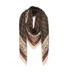 Fendi Ff-motif Jacquard Scarf In Multicolor