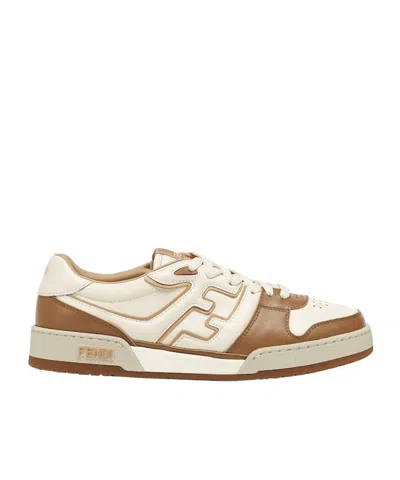Fendi Sneakers In Brown