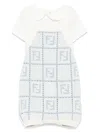Fendi Ff-motif Shorties Set In Blue