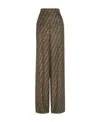 Fendi Trousers In Brown