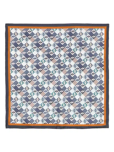FENDI FF-MOTIF SILK SCARF