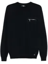 Fendi Ff-pattern Sweater In Blue