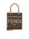 FENDI FENDI LOGO DETAILED TOP HANDLE BAG