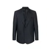 Fendi Ff Motif Wool Jacket In Black