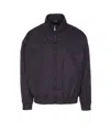 Fendi Ff Nylon Bomber In Black