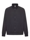 Fendi Monogram-pattern Bomber Jacket In Black