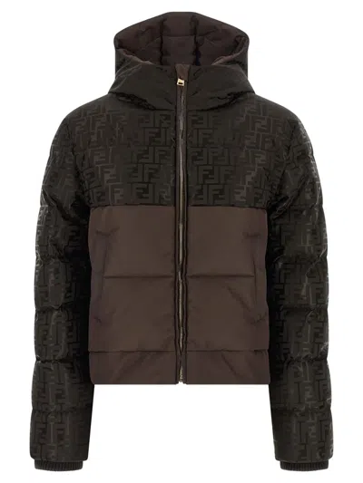 FENDI FENDI FF NYLON DOWN JACKET