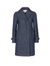 Fendi Monogram Denim Jacket In Blue